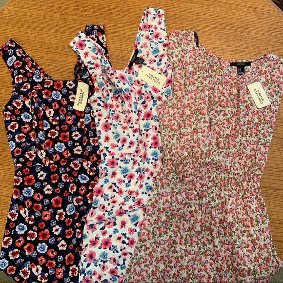 Forever 21 Dresses & Skirts - 3 Pack Forever 21 Floral Dresses
